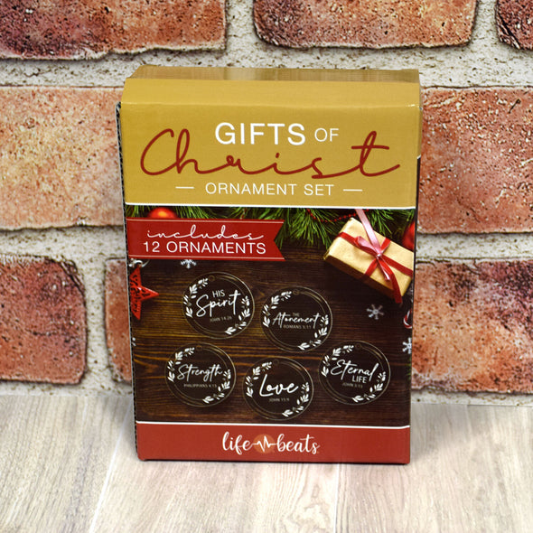 12 Gifts of Christ Acrylic Ornament Set