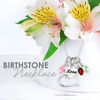 Birthstone Heart Necklace