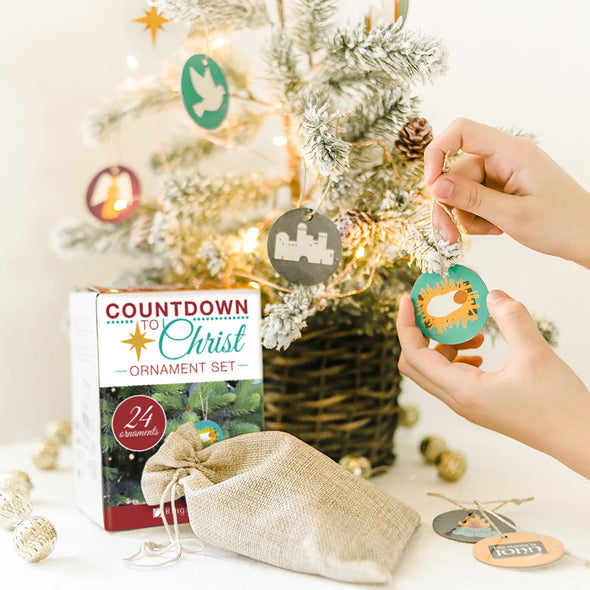 Countdown to Christ Ornament Set