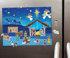 Nativity Magnetic Advent Calendar with a daily family activity booklet