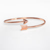 Right Direction Bangle Bracelet (Rose Gold or Silver)