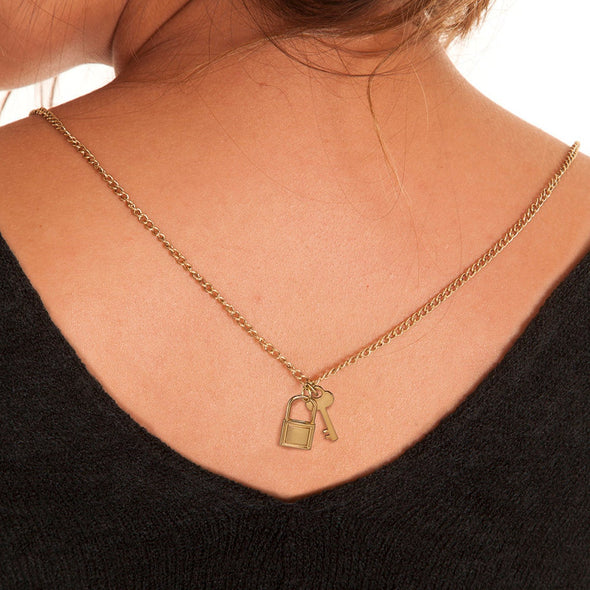 Lock and Key Necklace