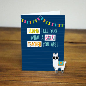 Llama Tell You Pin Teacher Gift