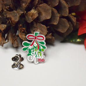 Mistletoe Enamel Pin