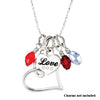 Birthstone Heart Necklace